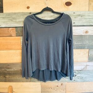 💝3/$20 American Eagle soft & sexy Charcoal Long Sleeve top